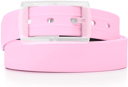 Weathertech Starbelt - Durable and Waterproof Recycled Material-(White/White) Apparel & Accessories > Clothing Accessories > Belts WeatherTech Pink/Clear  