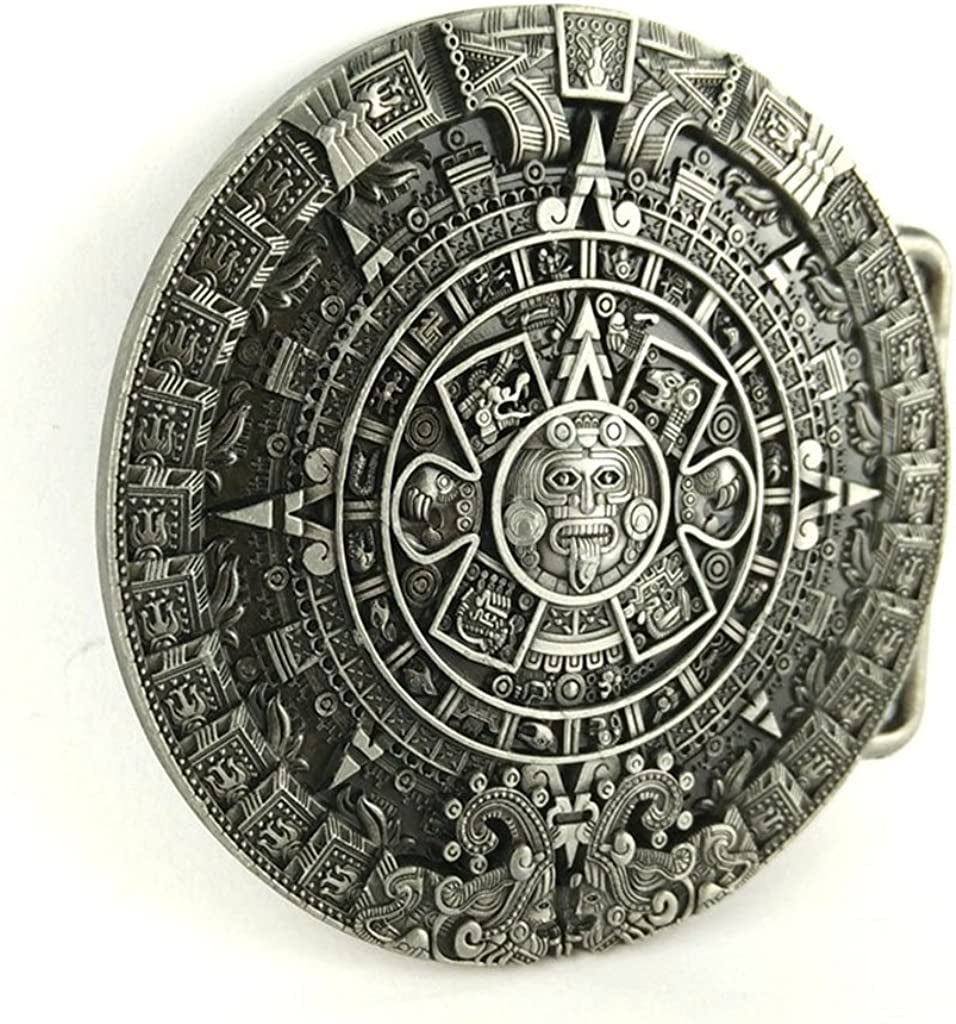 Belt Buckle - Aztec Calendar Apparel & Accessories > Clothing Accessories > Belt Buckles BC Buckles   