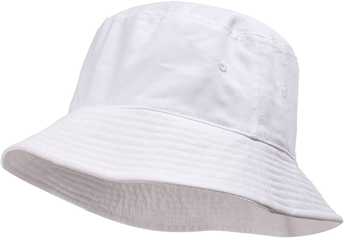 Topheadwear Blank Cotton Bucket Hat Apparel & Accessories > Clothing Accessories > Headwear TOP HEADWEAR White Small-Medium 