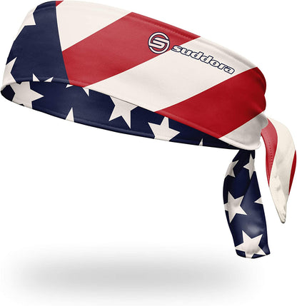 Suddora Country Flag Tie Headbands - Workout, Sports, Costume and National Team Accessories Apparel & Accessories > Clothing Accessories > Bandanas & Headties Suddora USA  