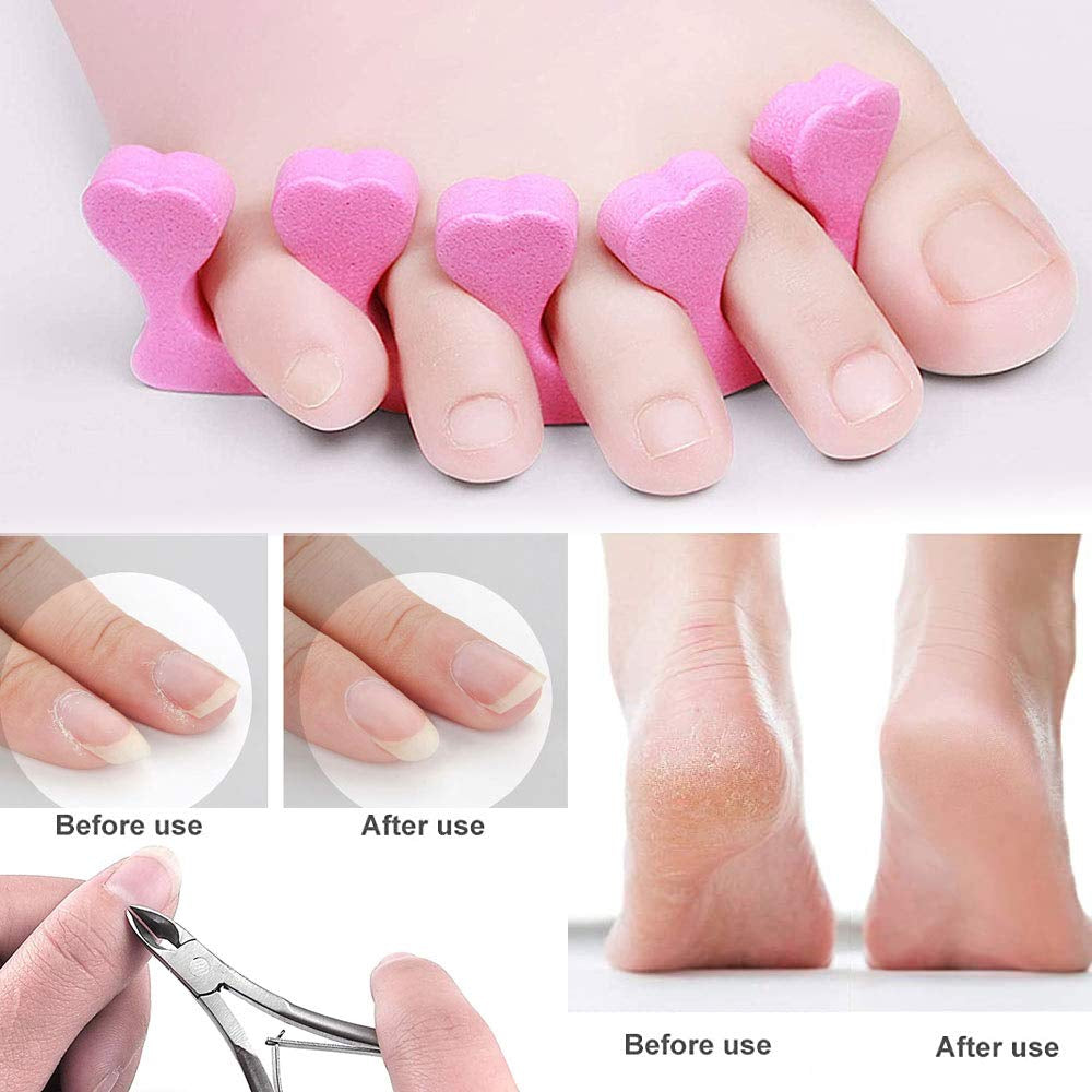 Linkhood Professional Pedicure Tools Set(20 in 1), Foot Care Pedicure Kit Stainless Steel Foot Rasp Foot Dead Skin Remover Pedicure Kit for Men Women Mother’S Day Gift Health & Beauty > Personal Care > Foot Care Linkhood   