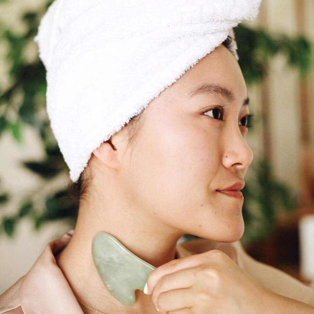 Mount Lai - the Jade Gua Sha Facial Lifting Tool | Gua Sha to Sculpt Facial Features + Release Tension Health & Beauty > Personal Care > Cosmetics > Cosmetic Tools > Skin Care Tools Mount Lai   
