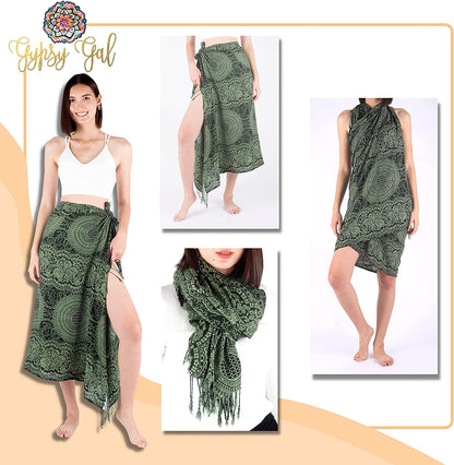 Gypsy Gal Pashmina Shawls and Wraps Scarves for Women in Large Soft Silky Rave Scarf Apparel & Accessories > Clothing Accessories > Scarves & Shawls GYPSY GAL   