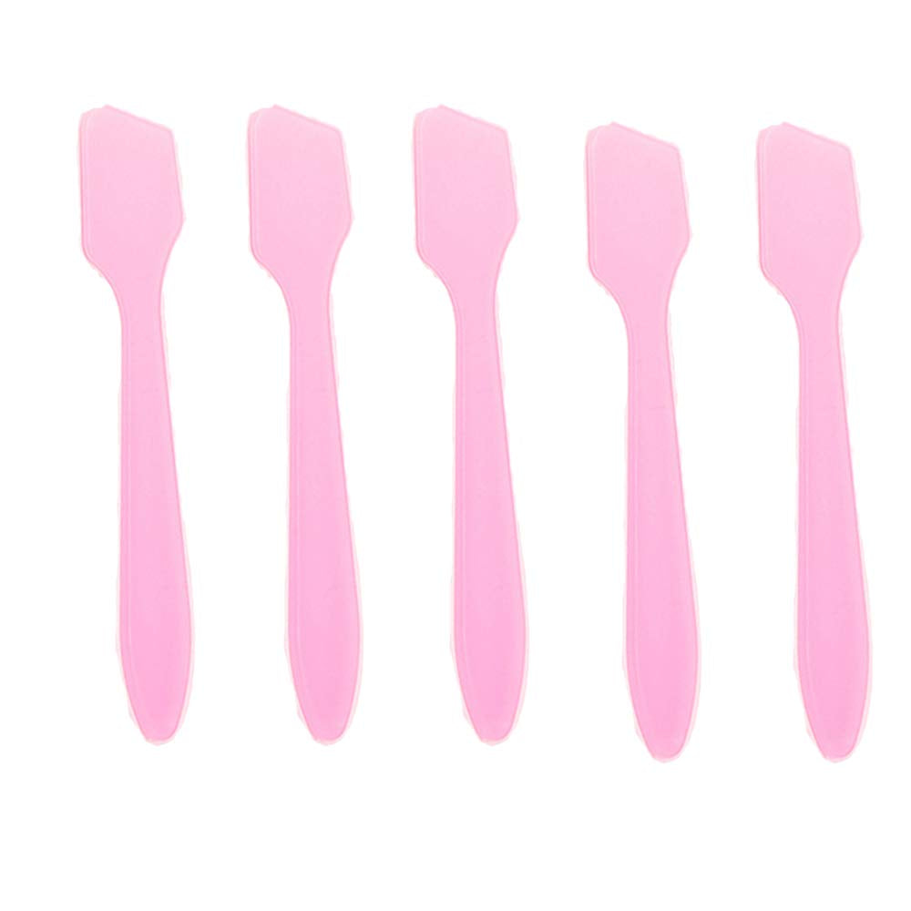 GBSTORE 50Pcs Mini Cosmetic Spatula Facial Cream Spatulas Mask Cream Stick Make up Face Beauty DIY Tool for Mixing and Sampling(Pink) Health & Beauty > Personal Care > Cosmetics > Cosmetic Tools > Skin Care Tools GBSTORE   