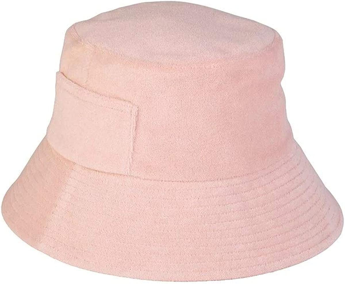 Lack of Color Women'S Wave Terrycloth Bucket Hat Apparel & Accessories > Clothing Accessories > Hats Lack of Color Baby Pink Terry Medium-Large 