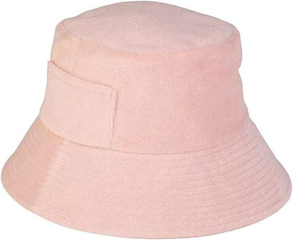 Lack of Color Women'S Wave Terrycloth Bucket Hat Apparel & Accessories > Clothing Accessories > Hats Lack of Color Baby Pink Terry Medium-Large 