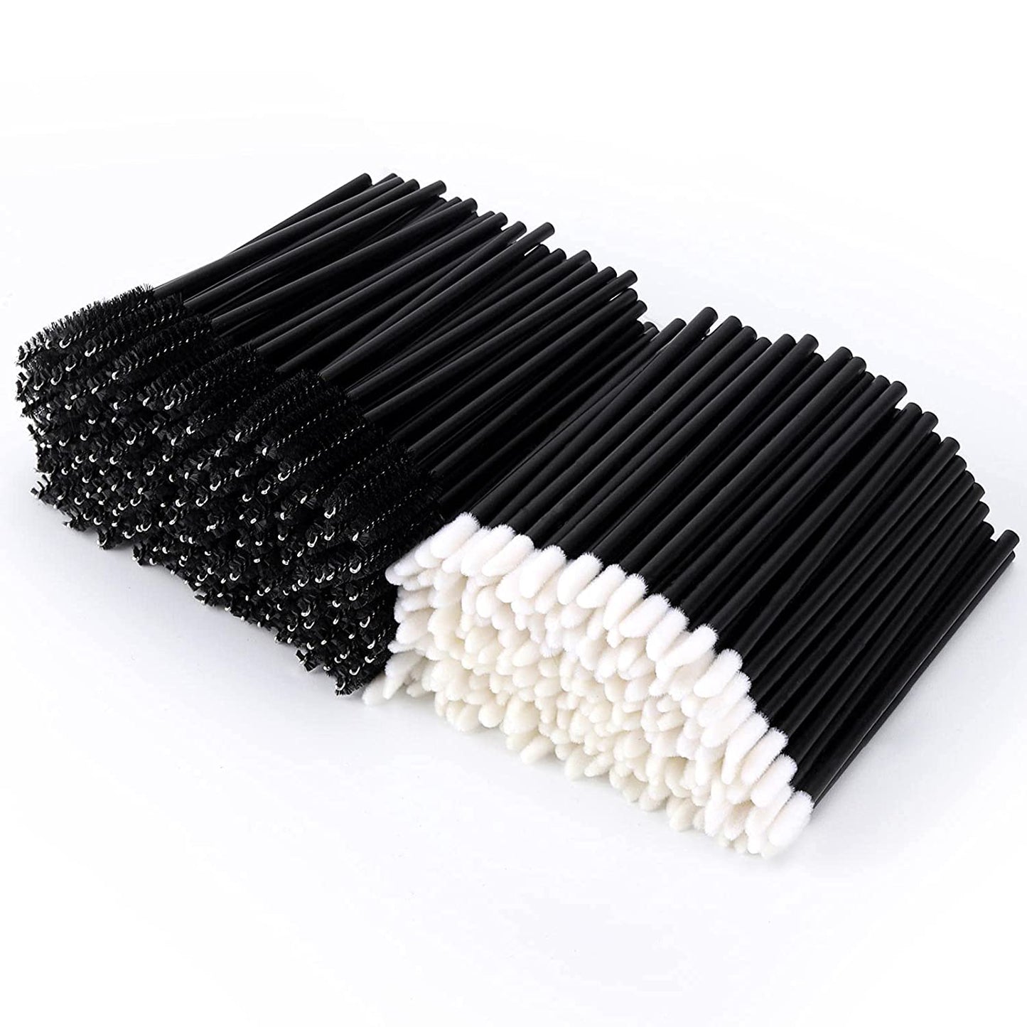 Tbestmax 200 Disposable Mascara Wand Spoolies and Lip Brushes, Lipstick Lipgloss Applicator for Eyebrow Eyelash Extension Makeup Kits Health & Beauty > Personal Care > Cosmetics > Cosmetic Tools > Makeup Tools Tbestmax Black 400 Pcs 