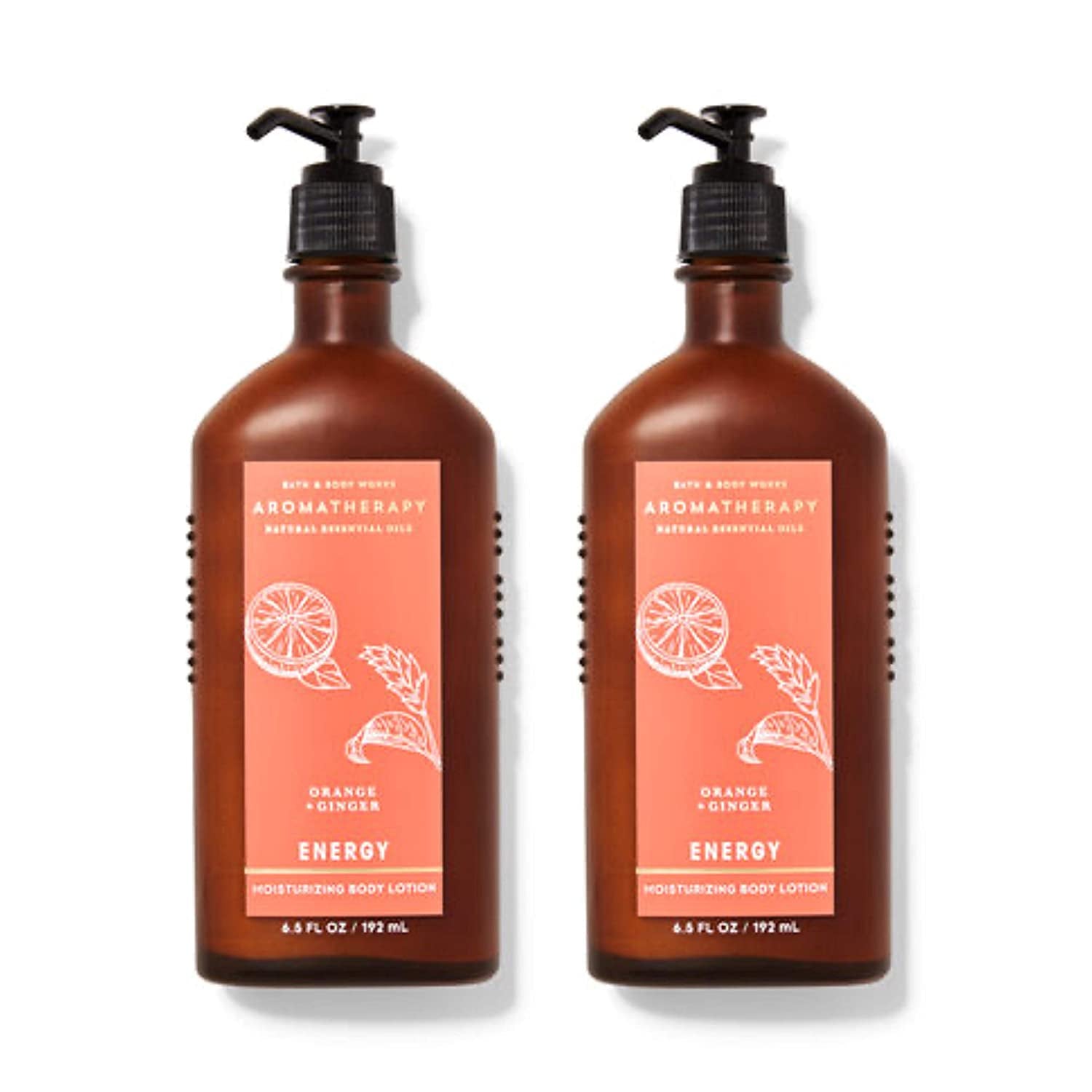 Bath & Body Works Aromatherapy Energy - Orange + Ginger Body Lotion, 6.5 Fl Oz, 3-Pack Health & Beauty > Personal Care > Cosmetics > Bath & Body Bath & Body Works 6.5 Fl Oz (Pack of 2)  