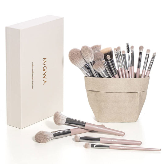 Makeup Tools Face Brushes Vegan Professional Makeup Brushes Set Synthetic Hair Makeup Brushes Kit Cruelty Free Cosmetic Brushes Set with Organizer Bag 20 Pieces Health & Beauty > Personal Care > Cosmetics > Cosmetic Tools > Makeup Tools MIGWA   