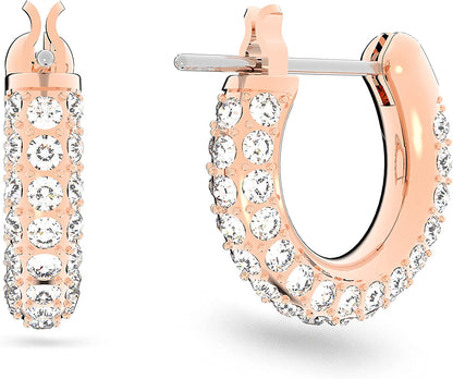 Swarovski Stone Crystal Pierced Hoop Earring Jewelry Collection Apparel & Accessories > Jewelry > Earrings SWAROVSKI   