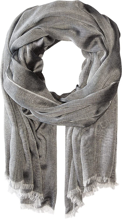 Calvin Klein Women'S Solid Chambray Scarf Apparel & Accessories > Clothing Accessories > Scarves & Shawls Calvin Klein Women's Accessories Black One Size 