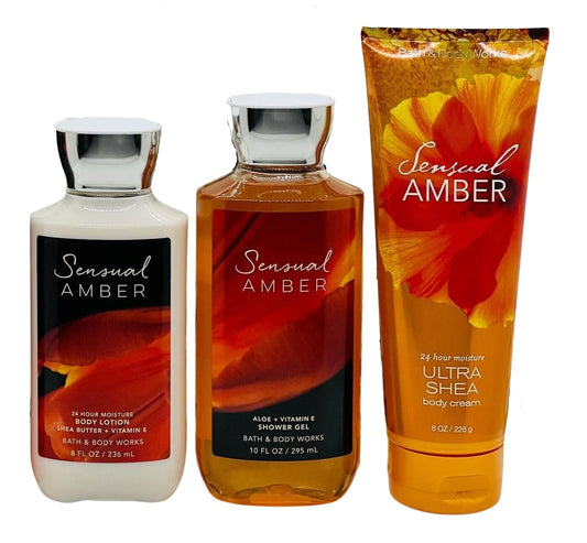 Bath & Body Works Sensual Amber Gift Set Health & Beauty > Personal Care > Cosmetics > Bath & Body Bath & Body Works   