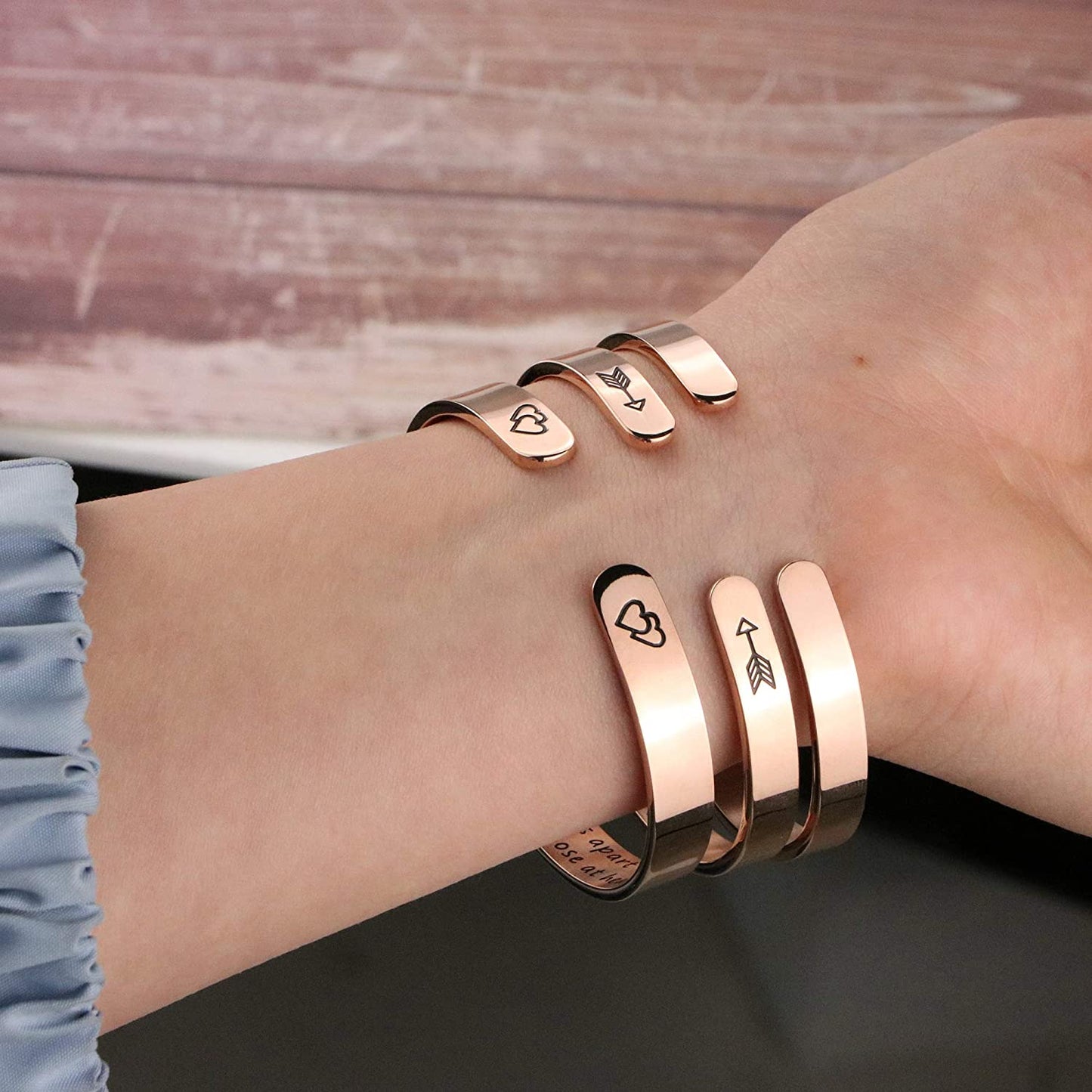 Joycuff Inspirational Bracelets for Women Motivational Gift for Her Sister Mom Daughter Friend Christmas Birthday Thanks Giving Gifts Jewelry for Women Apparel & Accessories > Jewelry > Bracelets LEIFAN JEWELRY   