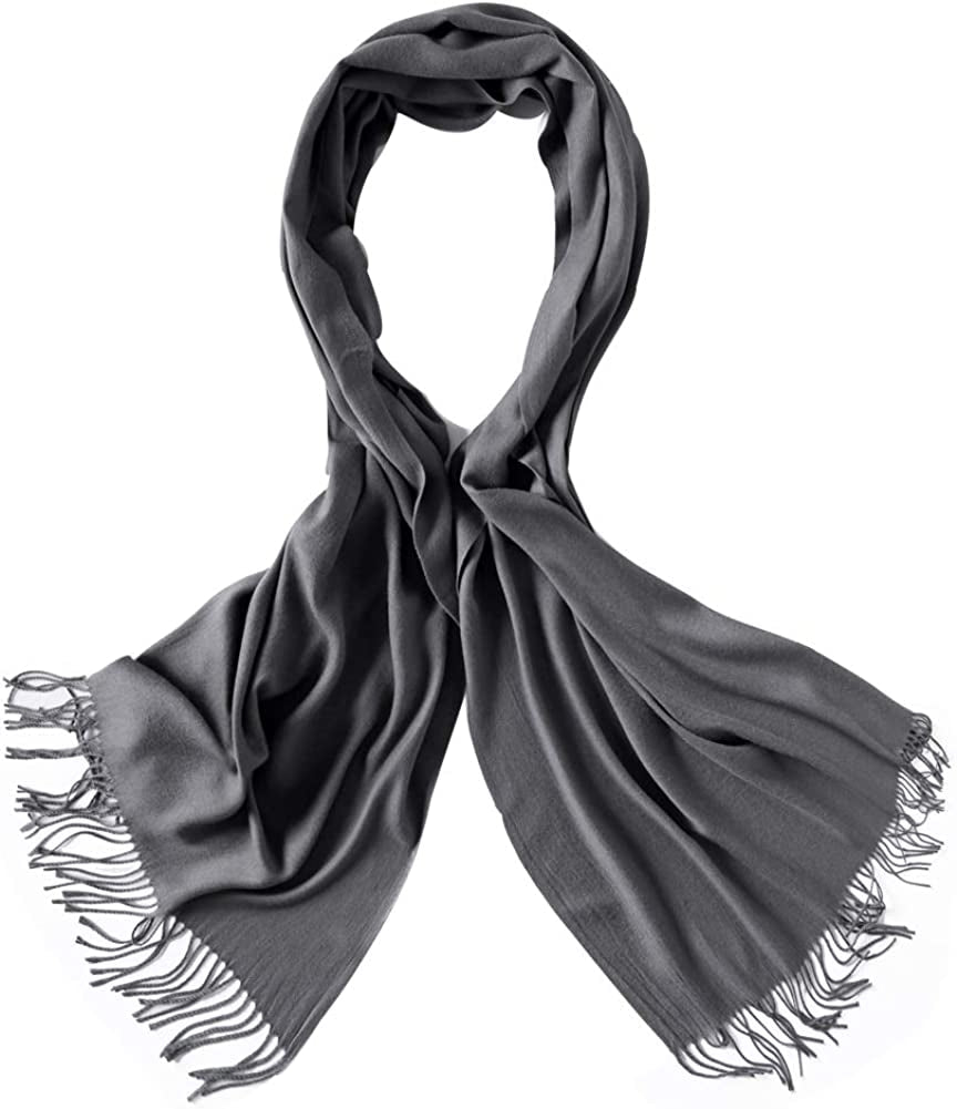 Bellonesc Cashmere Scarf Shawls for Women and Men Apparel & Accessories > Clothing Accessories > Scarves & Shawls Beillonesc Dark Grey  