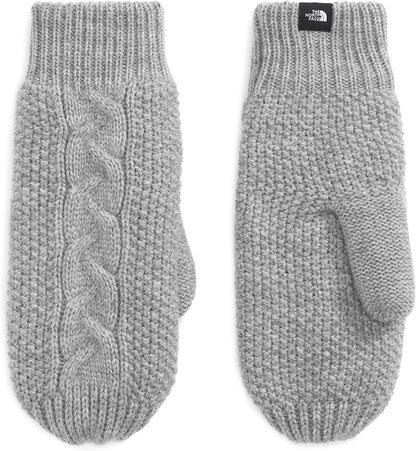 The North Face Women'S Cable Minna Mitt Apparel & Accessories > Clothing Accessories > Gloves & Mittens The North Face Tnf Light Grey Heather X-Small/Small 