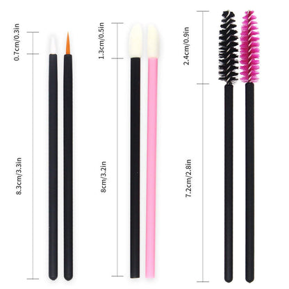 JIULORY 302PCS Disposable Makeup Applicators,Mascara Wands & Lipstick Applicators & Disposable Eyeliner Applicators & No Bend Random Color Hair Clips for Women,Makeup Applicators Tool Kits Health & Beauty > Personal Care > Cosmetics > Cosmetic Tools > Makeup Tools Jiulory   