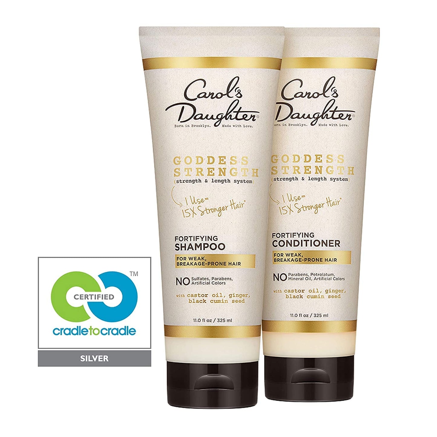 Carol’S Daughter Goddess Strength Sulfate Free Shampoo with Castor Oil for Curly, Wavy, Natural Hair, Anti-Breakage and Anti-Frizz Hair Product, Add Moisture to Dry, Damaged Hair, 11 Fl Oz Health & Beauty > Personal Care > Hair Care Carol's Daughter   