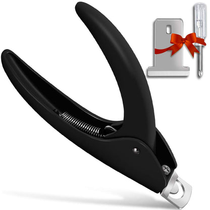 Nail Tip Clipper Edge Cutter Adjustable Stainless Steel False Artificial Acrylic Fake Trimmer Manicure Pedicure Sharp Rustproof Blade Clip Tool for Salon Home Art,Beauty Design DIY Use Rose Red Health & Beauty > Personal Care > Cosmetics > Cosmetic Tools > Nail Tools BELLEBOOST Black  