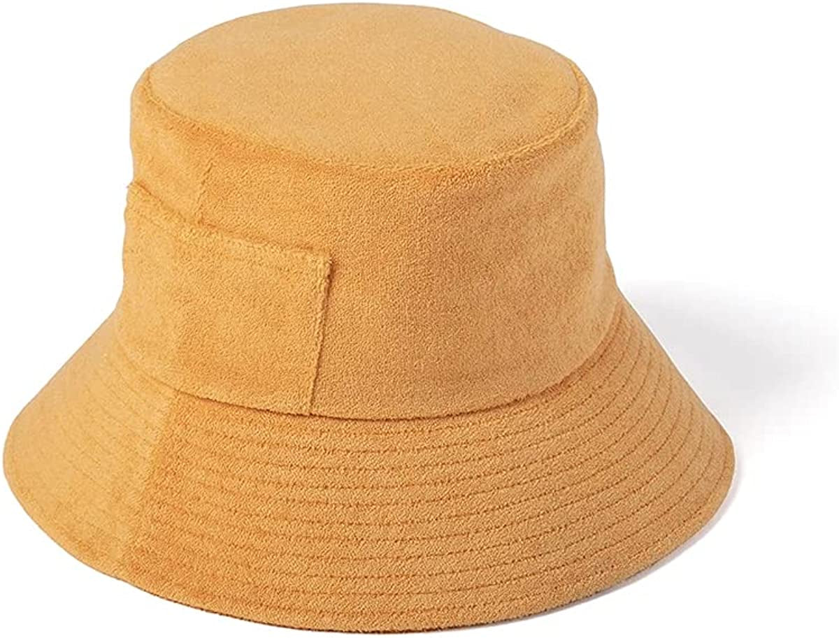Lack of Color Women'S Wave Terrycloth Bucket Hat Apparel & Accessories > Clothing Accessories > Hats Lack of Color Tangerine Medium-Large 