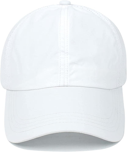 Muryobao 2 Packs Womens Criss Cross Ponytail Baseball Cap High Messy Bun Ponycap Quick Drying Mesh Outdoor Sports Travel Hat Apparel & Accessories > Clothing Accessories > Hats Muryobao   