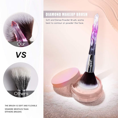 Subsky Makeup Brushes 22Pcs Sparkling Crystal Style Makeup Brushes Set with Makeup Tools, Include 4 Beauty Blenders, Makeup Bag and Brush C Leaner All in One Set Health & Beauty > Personal Care > Cosmetics > Cosmetic Tools > Makeup Tools Subsky   