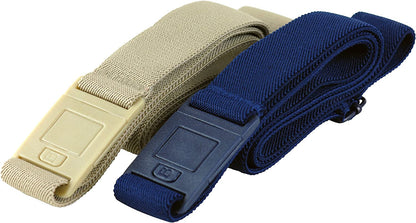 Beltaway-The Square Adjustable No Show Flat Buckle Belt Comfortably Holds Your Pants Up Apparel & Accessories > Clothing Accessories > Belt Buckles BELTAWAY Sand & Denim Plus Size (16-4X) 