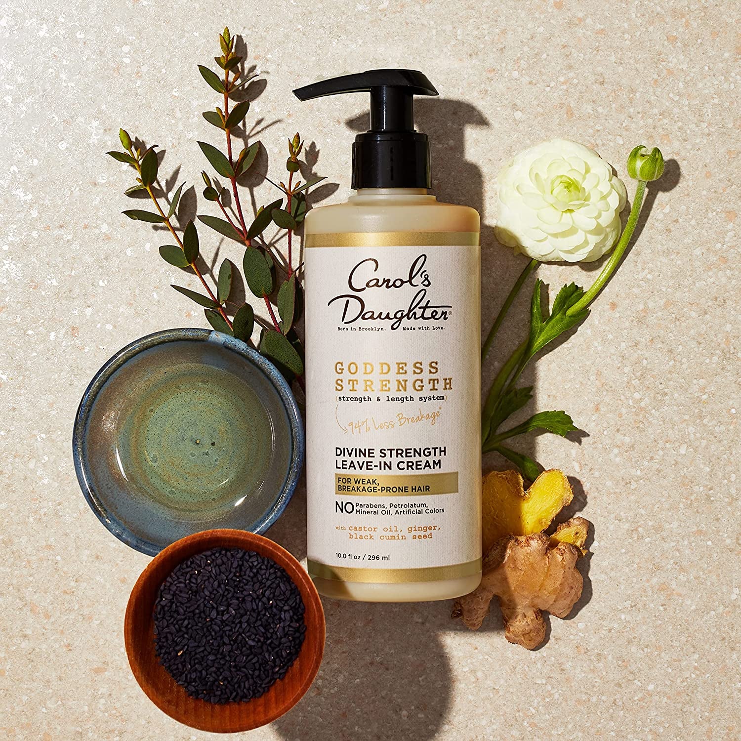 Carol'S Daughter Goddess Strength 4 Full Size Products Hair Care Set - Sulfate Free Shampoo, Conditioner, Leave In, Scalp & Hair Oil Treatment- for Curly, Natural Hair Health & Beauty > Personal Care > Hair Care Carol's Daughter   