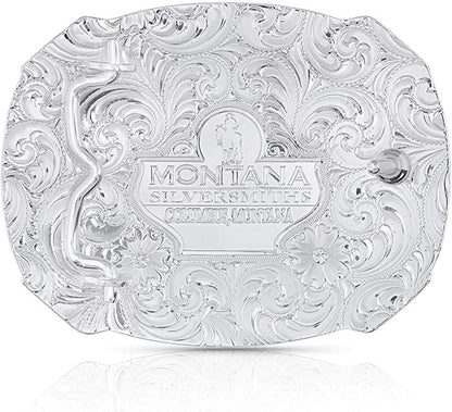 Montana Silversmiths Christian Faith Series Classic Western Buckle, Made in USA (Right Cut of the Rope Kneeling Soldier) Apparel & Accessories > Clothing Accessories > Belt Buckles Montana Silversmiths   