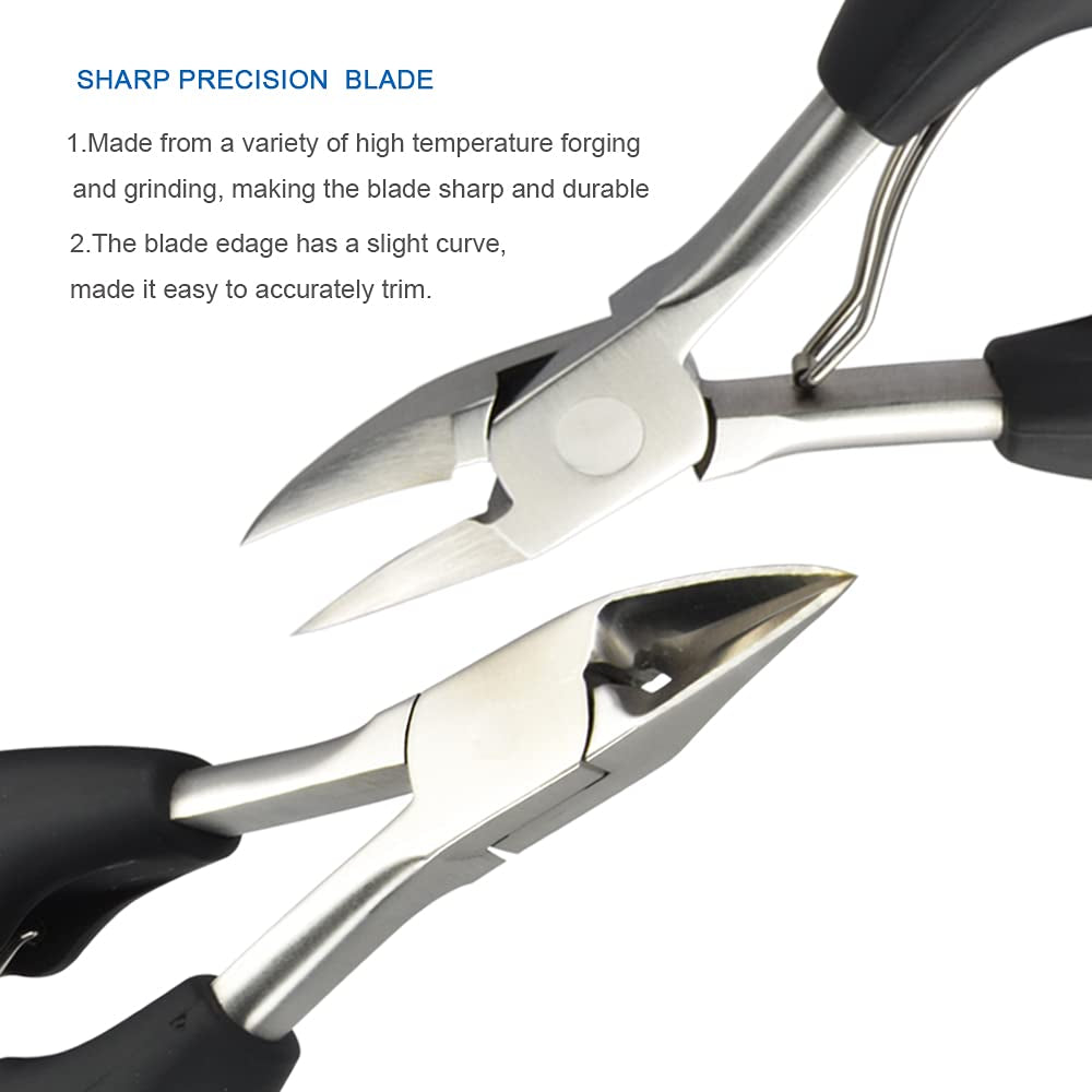 Toe Nail Clippers Tool for Thick Nails and Ingrown Toenails (Heavy Duty Toenail Clippers), One of the Large Nail Nipper,Especially Suitable for Seniors Health & Beauty > Personal Care > Cosmetics > Cosmetic Tools > Nail Tools Horsebang   