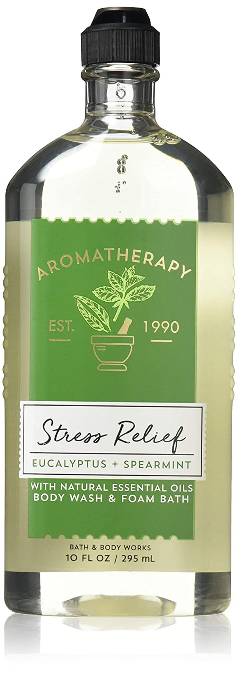 Bath & Body Works Aromatherapy Eucalyptus Spearmint Stress Relief Body Wash & Foam Bath, 10 Fl Oz per Bottle (3 Pack) Health & Beauty > Personal Care > Cosmetics > Bath & Body Bath and Body Works Eucalyptus Spearmint 10 Fl Oz (Pack of 1) 