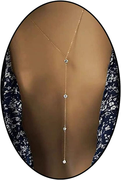 Silver/Gold Layered Waist Chains 26.7''/31.4''Adjustable Belly Chain Jewelry for Women Minimalist Beach Bikini Body Chain Apparel & Accessories > Jewelry > Body Jewelry Otxas gold-body chain-CZ  