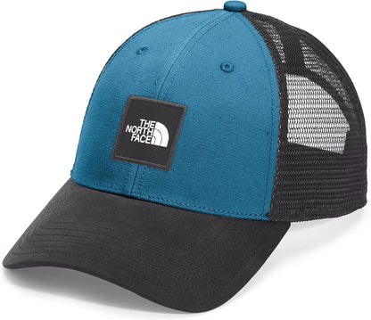 THE NORTH FACE TNF™ Box Logo Trucker Apparel & Accessories > Clothing Accessories > Hats THE NORTH FACE Tnf Black/Banff Blue One Size 