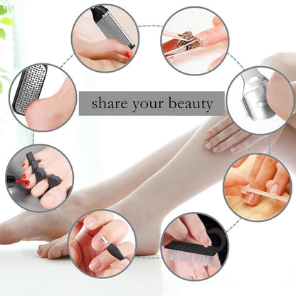 Electric Callus Remover for Feet with Rechargeable Waterproof 22 in 1 Professional Pedicure Kit,Foot Care Tools Wet & Dry Foot File for Dead Skin&Cracked Heel or Rough Hand with 3 Roller Heads 2 Speed Health & Beauty > Personal Care > Foot Care OTA   
