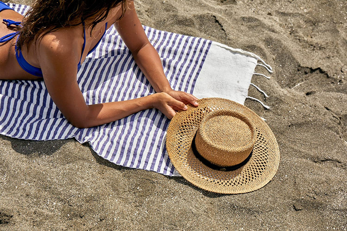 Hurley Women'S Straw Hat - Santa Rosa Lightweight Wide Brim Panama Straw Sun Hat Apparel & Accessories > Clothing Accessories > Hats Hurley   