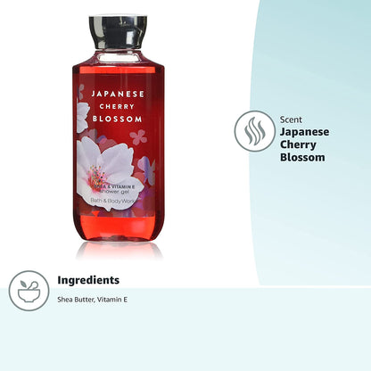 Bath & Body Works, Signature Collection Shower Gel, Japanese Cherry Blossom, 10 Fl. Oz. Health & Beauty > Personal Care > Cosmetics > Bath & Body Bath & Body Works   