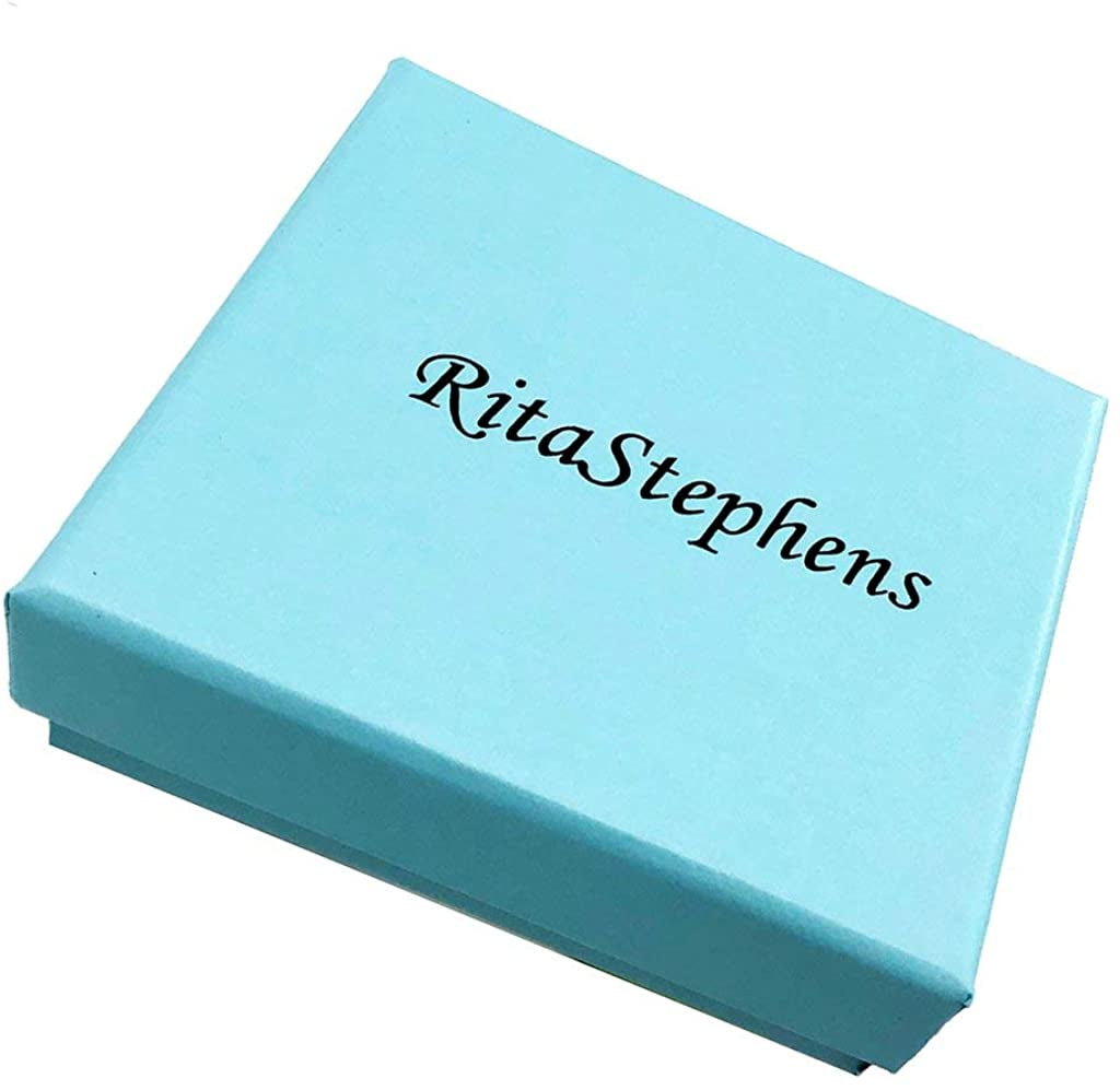 Ritastephens 14K White Rose Gold Fancy Heart Dangle Anklet Ankle Bracelet 10 Inches Apparel & Accessories > Jewelry > Anklets Ritastephens   