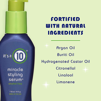 It'S a 10 Haircare Miracle Styling Serum, 4 Fl. Oz. Health & Beauty > Personal Care > Hair Care It's a 10 Haircare   