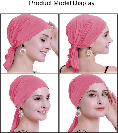 Osvyo Bamboo Chemo Headscarf for Women Hair Loss - Cancer Slip on Headwear Turbans Sealed Packaging Apparel & Accessories > Clothing Accessories > Headwear osvyo   