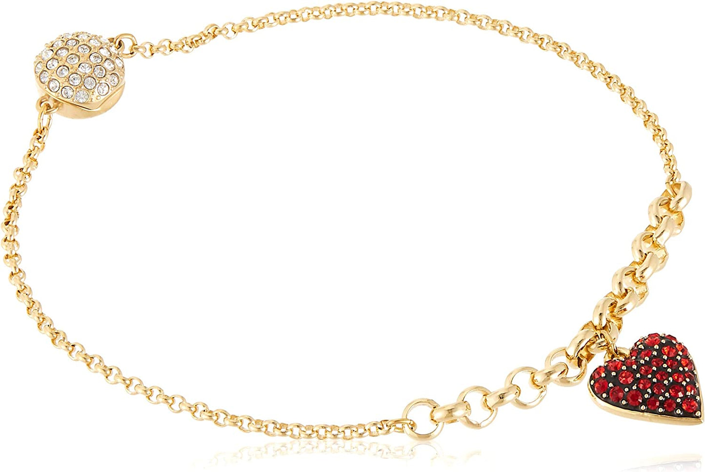 SWAROVSKI Remix Collection Women'S Evil Eye Strand Bracelet Apparel & Accessories > Jewelry > Bracelets SWAROVSKI Heart Red Crystal  