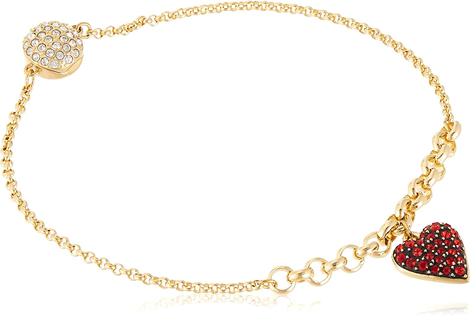 SWAROVSKI Remix Collection Women'S Evil Eye Strand Bracelet Apparel & Accessories > Jewelry > Bracelets SWAROVSKI Heart Red Crystal  