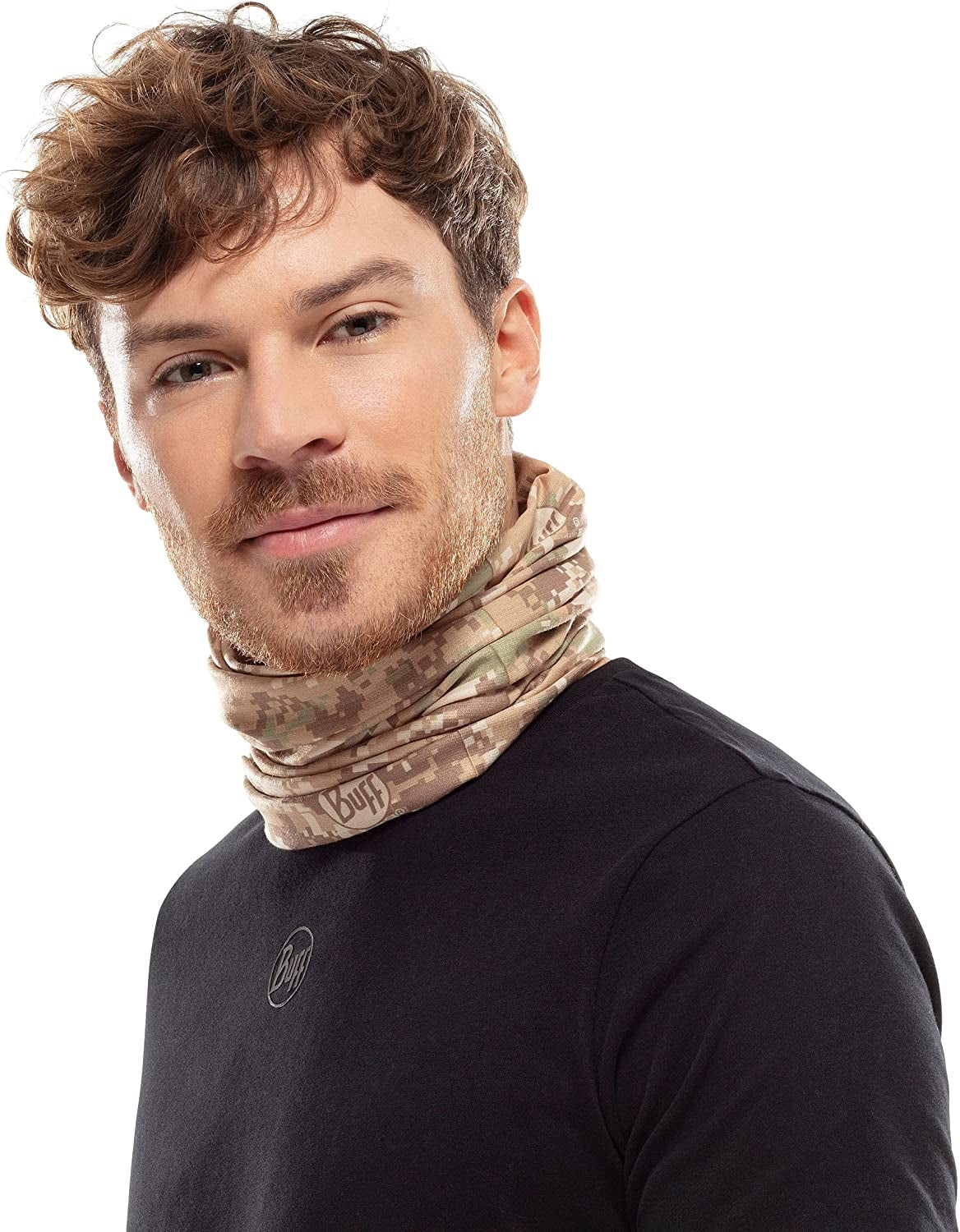BUFF Multifunctional Neckwear Coolnet UV XL Worn 12+ Ways Apparel & Accessories > Clothing Accessories > Headwear BUFF   