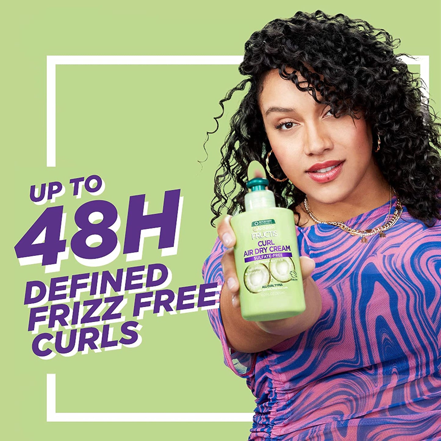 Garnier Hair Care Fructis Curl Nourish Butter Cream Leave-In Conditioner, 10.2 Ounce (Pack of 2) Health & Beauty > Personal Care > Hair Care Garnier   