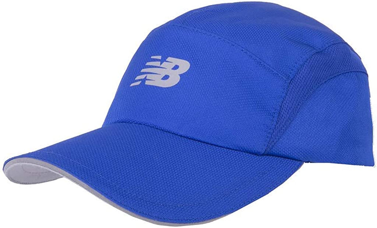 New Balance 5 Panel Performance Hat Apparel & Accessories > Clothing Accessories > Hats New Balance Blue One Size 