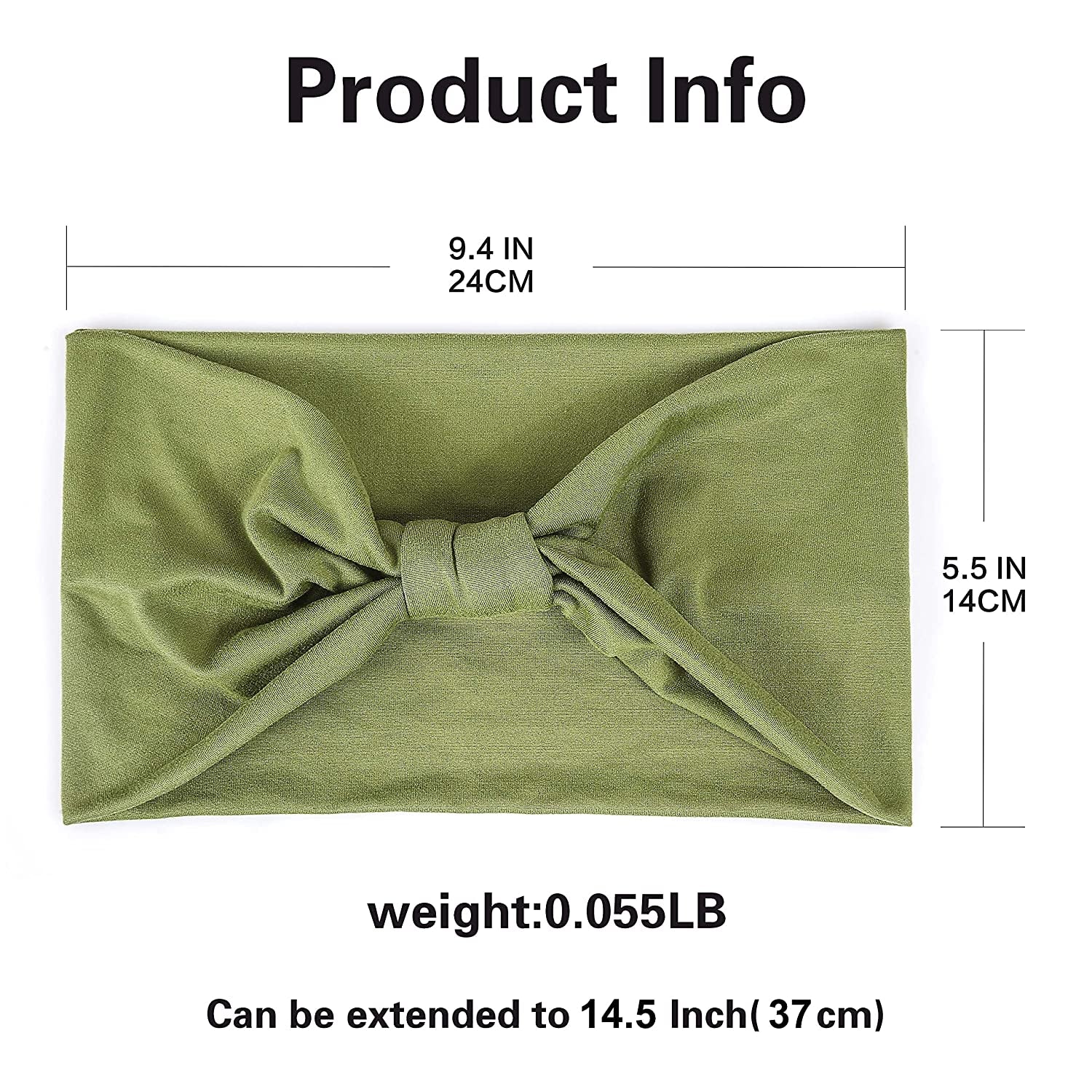 Gili 6 Pack Wide Headbands for Women Non Slip Soft Elastic Hair Bands Yoga Running Sports Workout Gym Head Wraps , Knotted Cotton Cloth African Turbans Bandana ( with 6 Pcs Hair Ties) Apparel & Accessories > Clothing Accessories > Bandanas & Headties GILI   