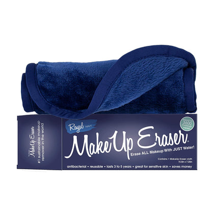 Makeup Eraser, Erase All Makeup with Just Water, Including Waterproof Mascara, Eyeliner, Foundation, Lipstick and More Health & Beauty > Personal Care > Cosmetics > Cosmetic Tools > Makeup Tools Makeup Eraser Royal Navy  