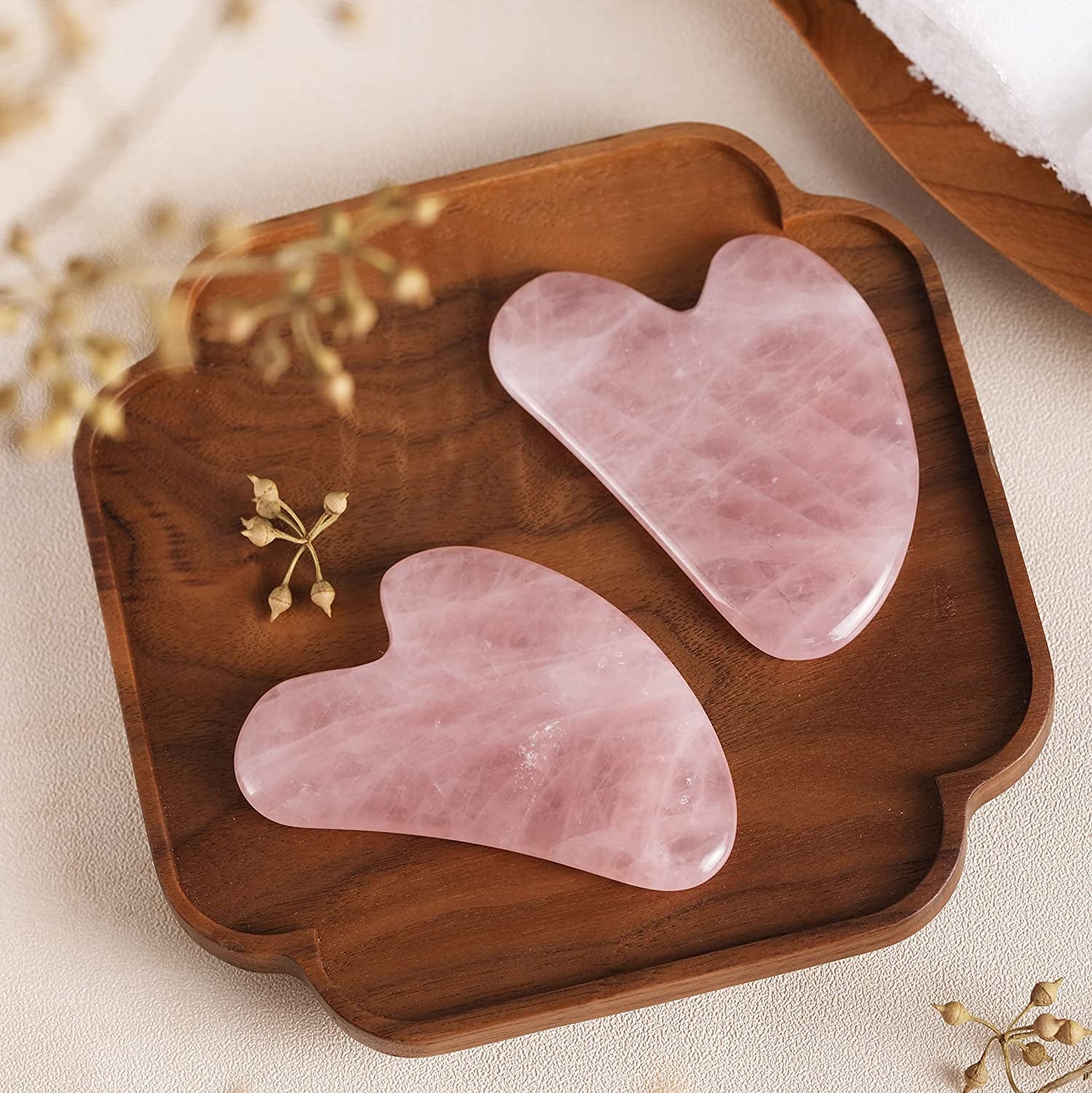GUASHAPE Gua Sha Facial Tools, Face Stone, Natural Rose Quartz Gua Sha Stone, Guasha Tool for Face Sculpting, Shaping, Reduce Puffiness, Tension Relief, Gua Sha Massage Tool for Face, Eyes and Body Health & Beauty > Personal Care > Cosmetics > Cosmetic Tools > Skin Care Tools GUASHAPE   