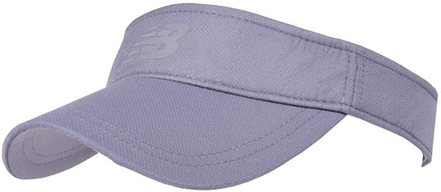 New Balance Adult Performance Sport Visor Headwear Apparel & Accessories > Clothing Accessories > Headwear New Balance Grey One Size 