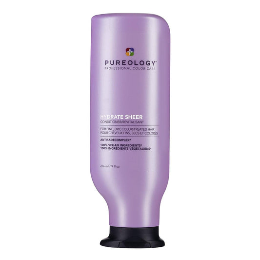 Pureology Hydrate Sheer Nourishing Conditioner | for Fine, Dry Color Treated Hair | Sulfate-Free | Vegan Health & Beauty > Personal Care > Hair Care Pureology 9 Fl Oz (Pack of 1)  