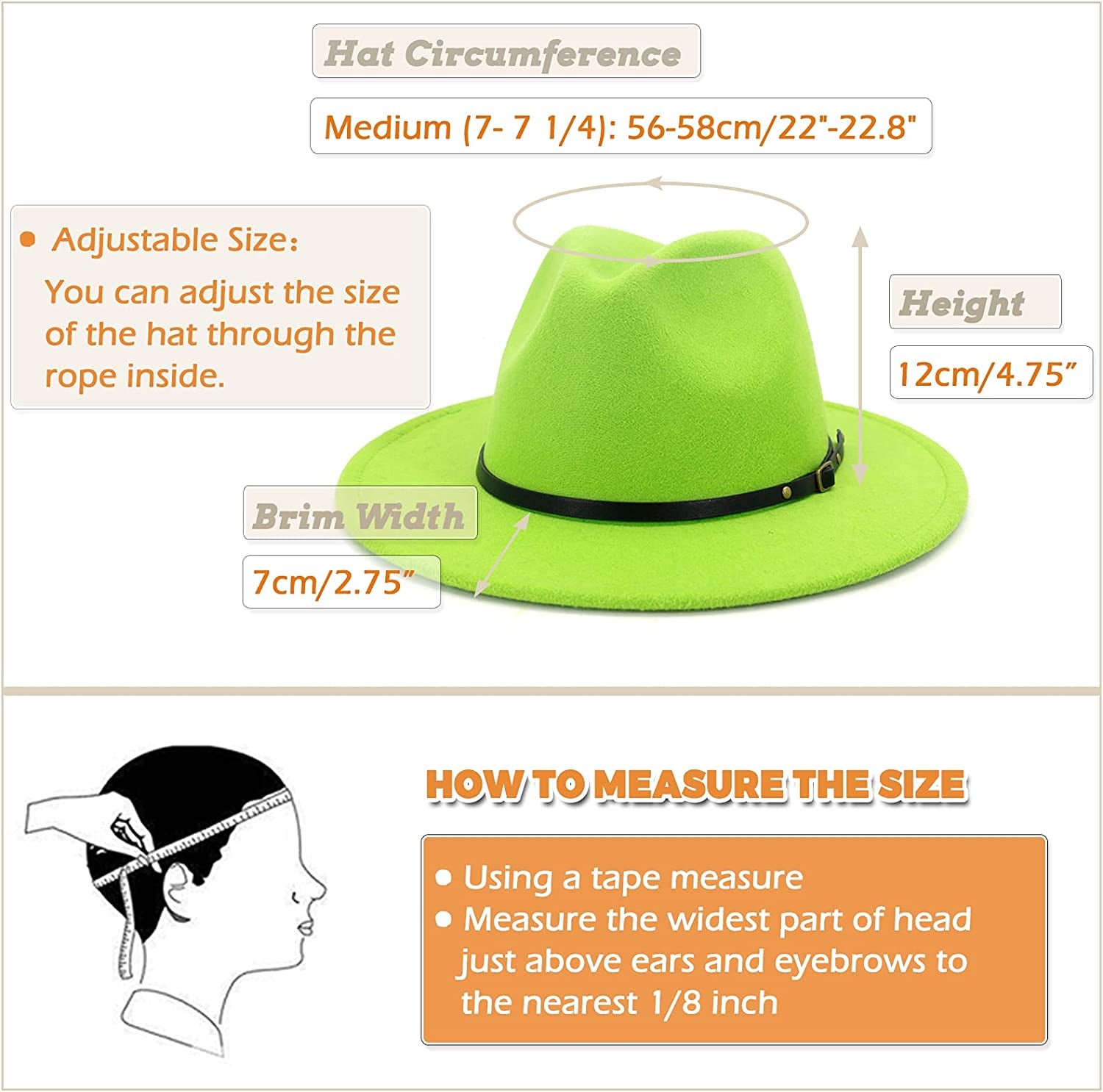 Lisianthus Women Belt Buckle Fedora Hat Apparel & Accessories > Clothing Accessories > Hats Lisianthus   
