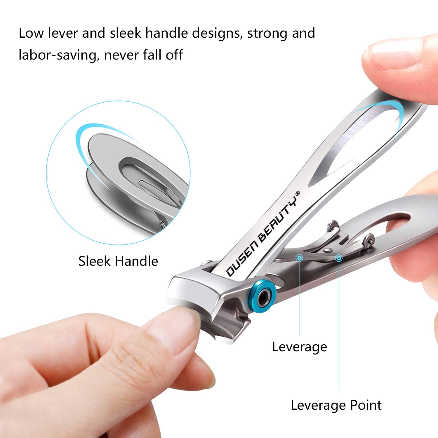Nail Clippers for Thick Nails, Professional Ingrown Toenail Clippers Podiatrist Tools, Wide Jaw Opening Thick Nail Clippers, Stainless Steel Large Toenail Clippers Pedicure Kit 4 Pcs for Seniors & Men Health & Beauty > Personal Care > Cosmetics > Cosmetic Tools > Nail Tools Ousen Beauty   